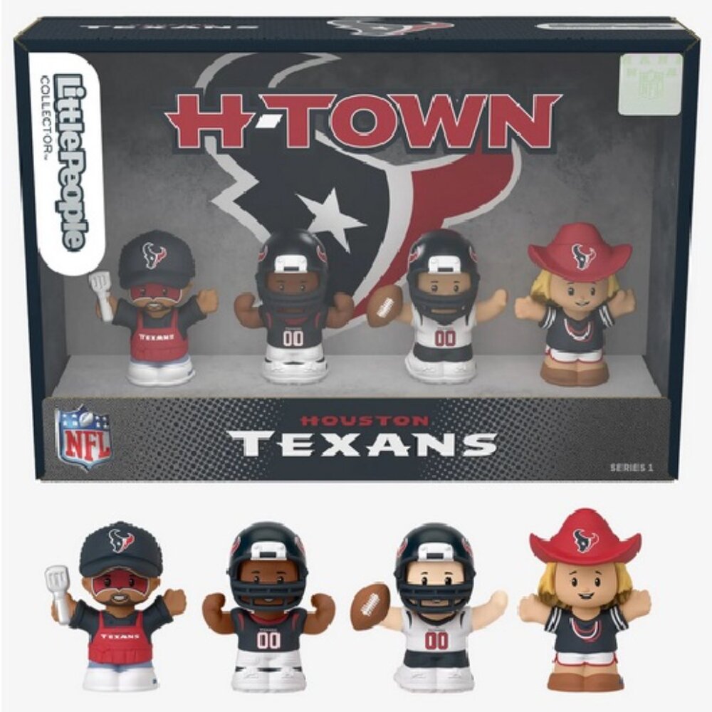 HOUSTON TEXANS LITTLE PEOPLE SERIES 1-COLLECTORS ITEM 2023 RETAIL $30